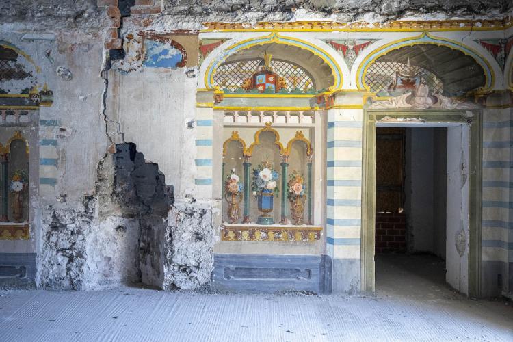 Ex Hotel Ange - interni affreschi