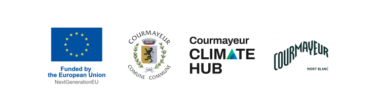 Loghi PNRR - Courmayeur Climate Hub 
