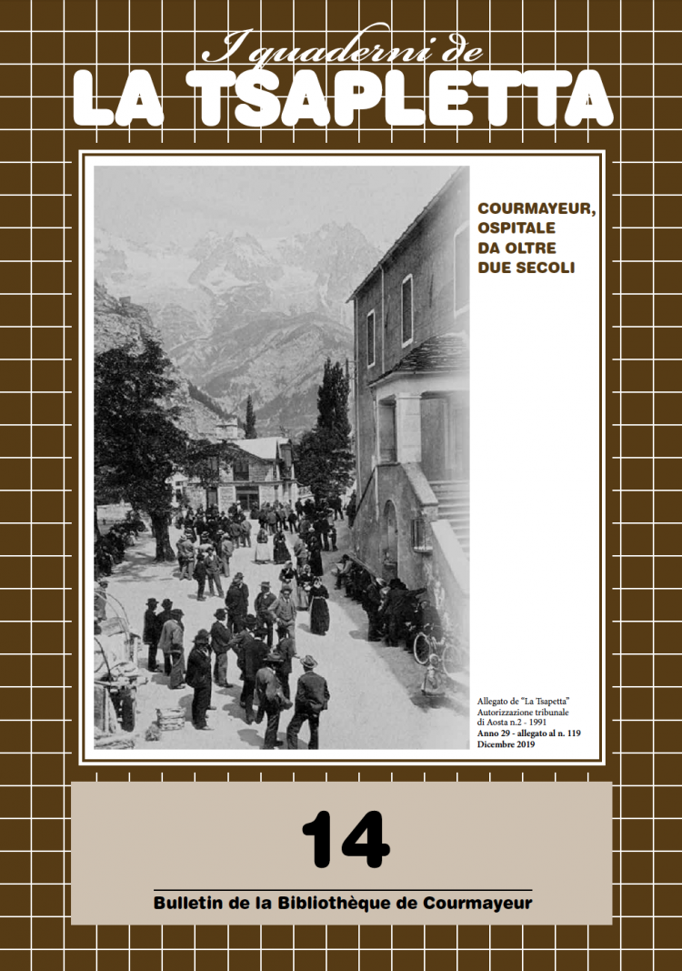 Quaderno La Tsapletta - Courmayeur, ospitale da oltre due secoli