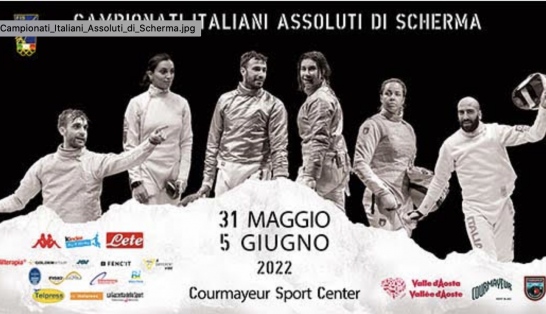 Campionati Italiani Assoluti di Scherma dal 31 maggio al 5 giugno